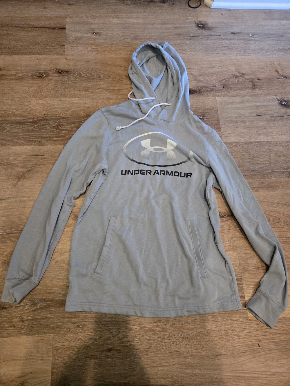 Under Armour Light Gray Logo Hoodie